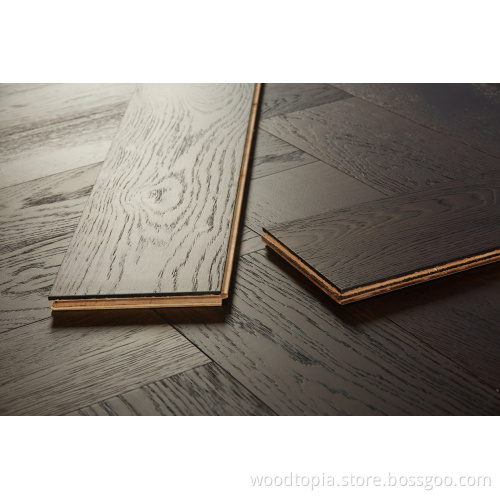 Top grade wooden herringbone parquet engineered wood floor